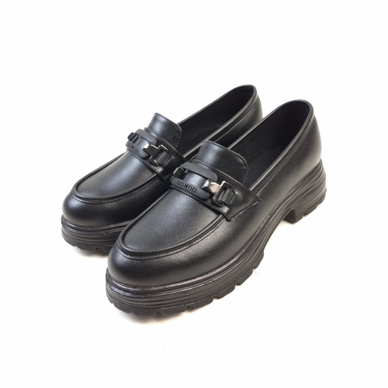 کفش چرم زنانه لژدار لوفر