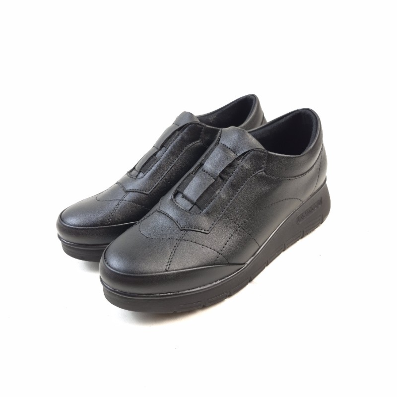 کفش چرم زنانه طبی ساده کشی