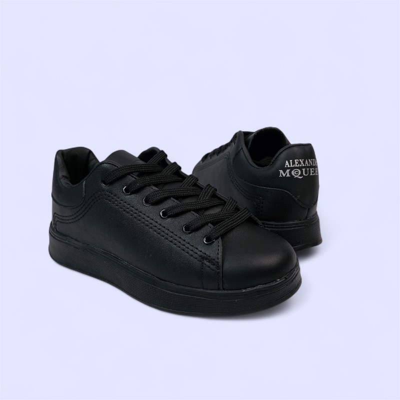 کفش اسپرت ونس زنانه ساده تمام مشکی