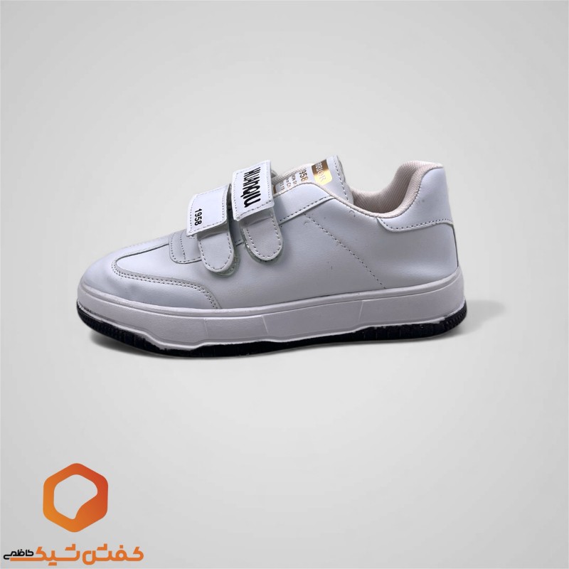 کفش اسپرت زنانه دو چسب سفید